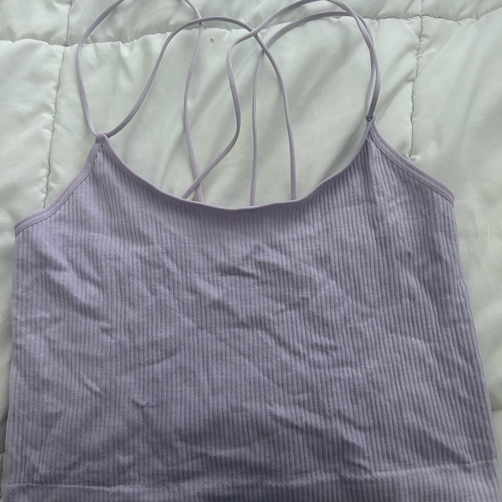 Lavender Strappy Women's Top